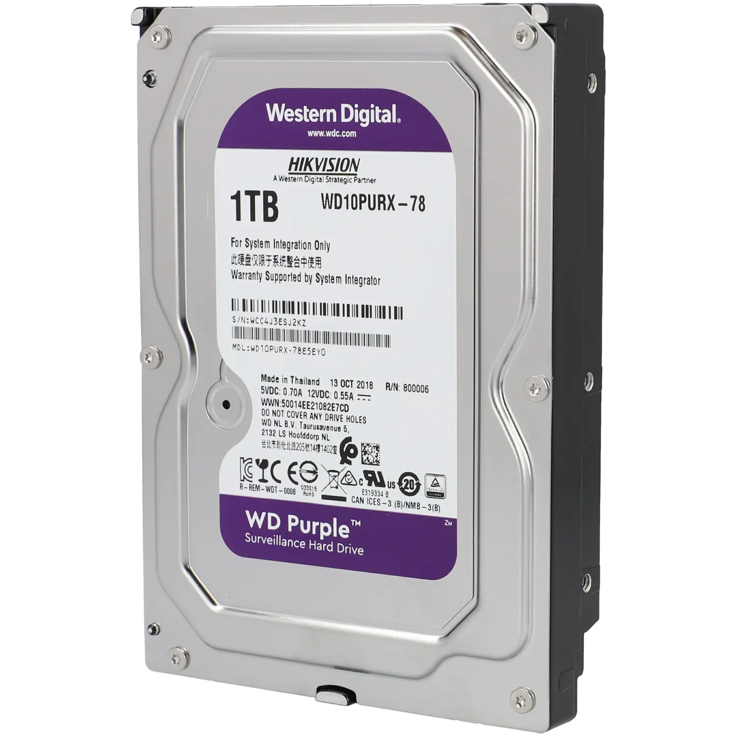 Disco duro purple 1 tb