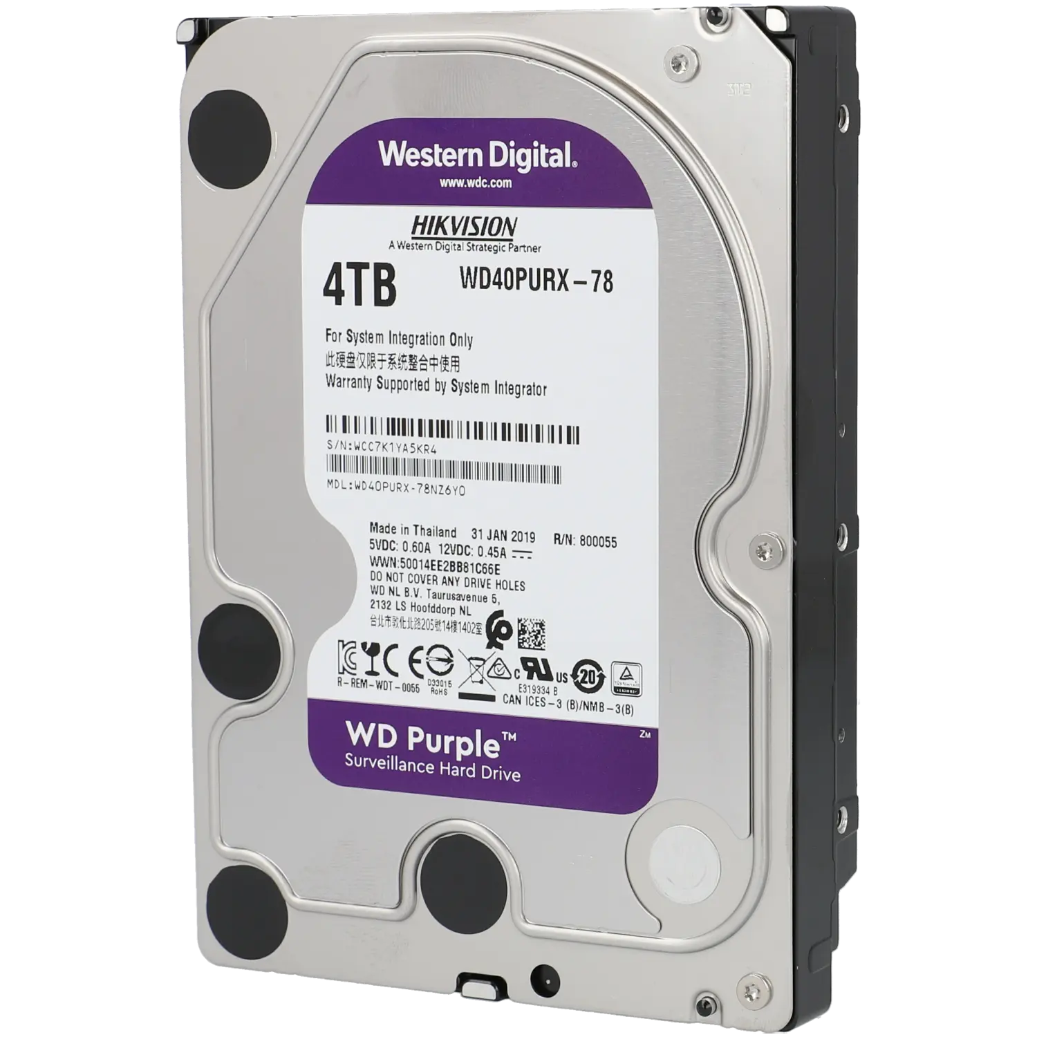 Disco duro purple 4 tb