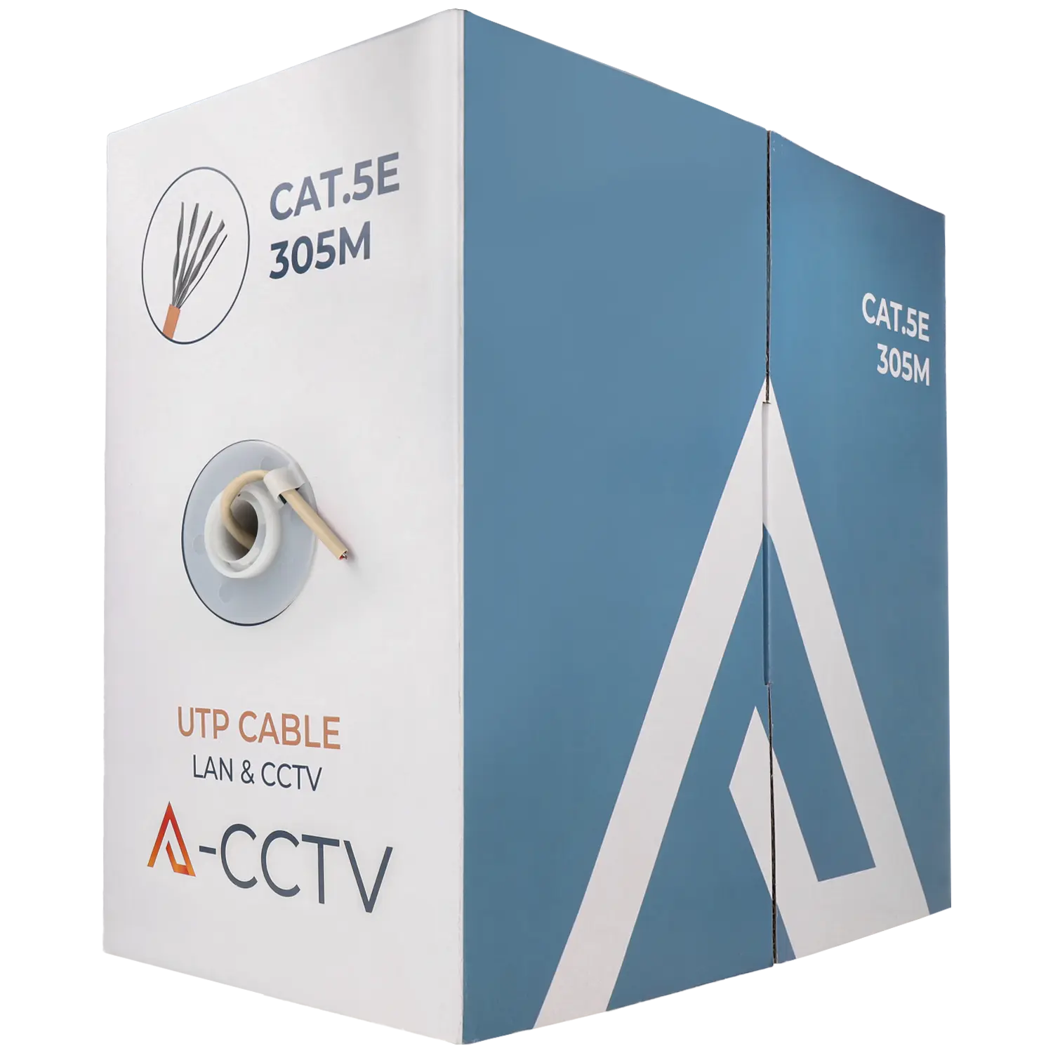 Cable utp cat5e, rigido 305 m