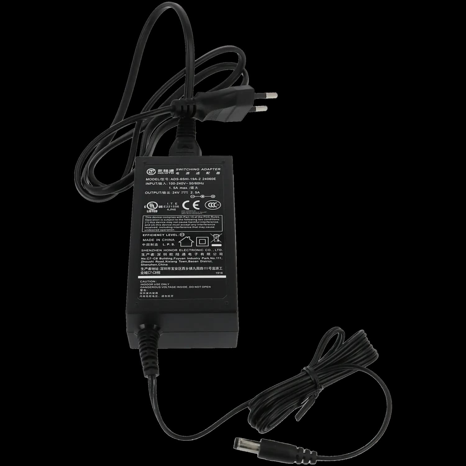 Fuente de alimentación dc 24v 2.5a