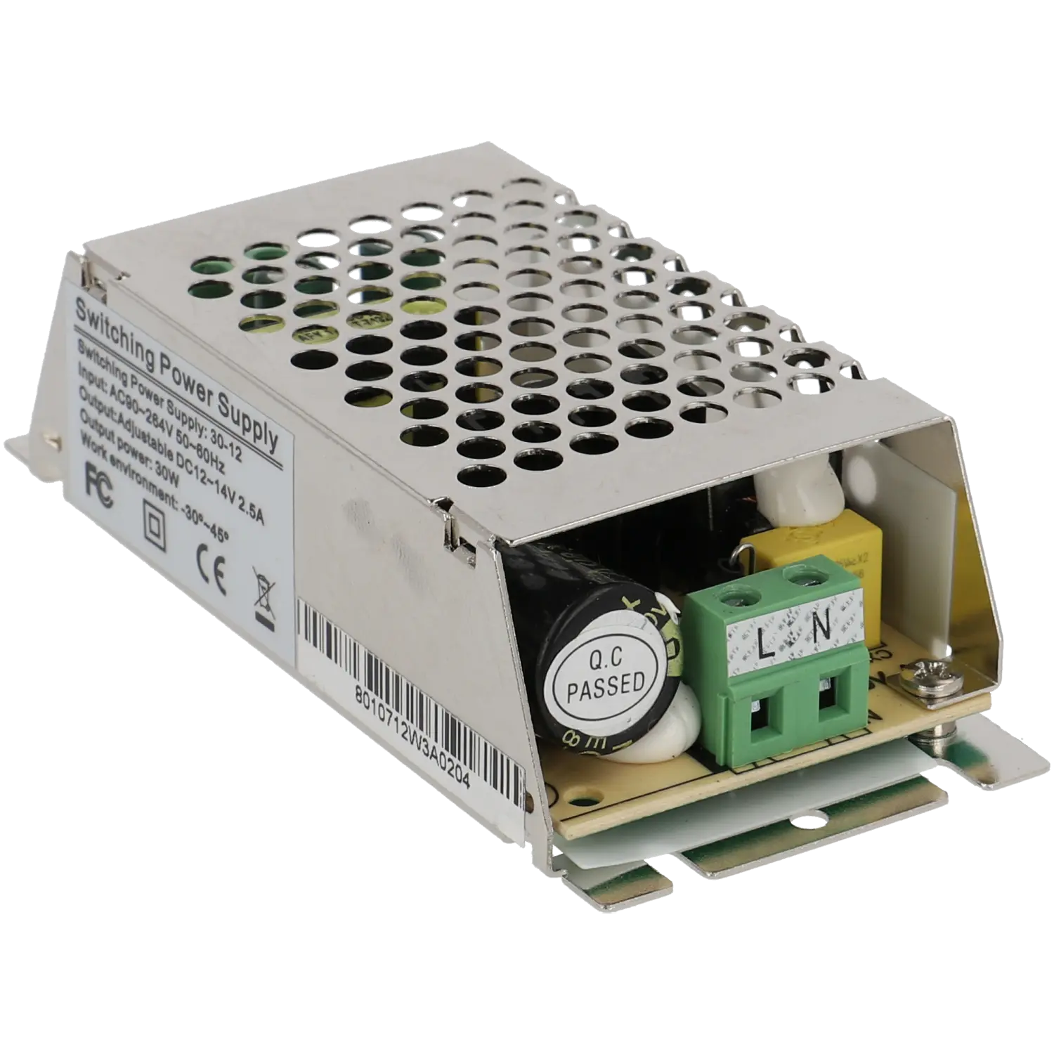 Alimentatore dc 12v 2.5a