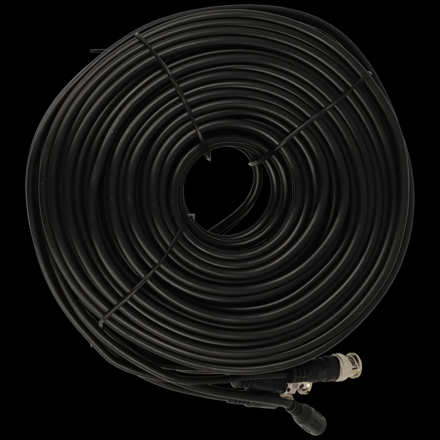 Combined coaxial / power cable on 30 m