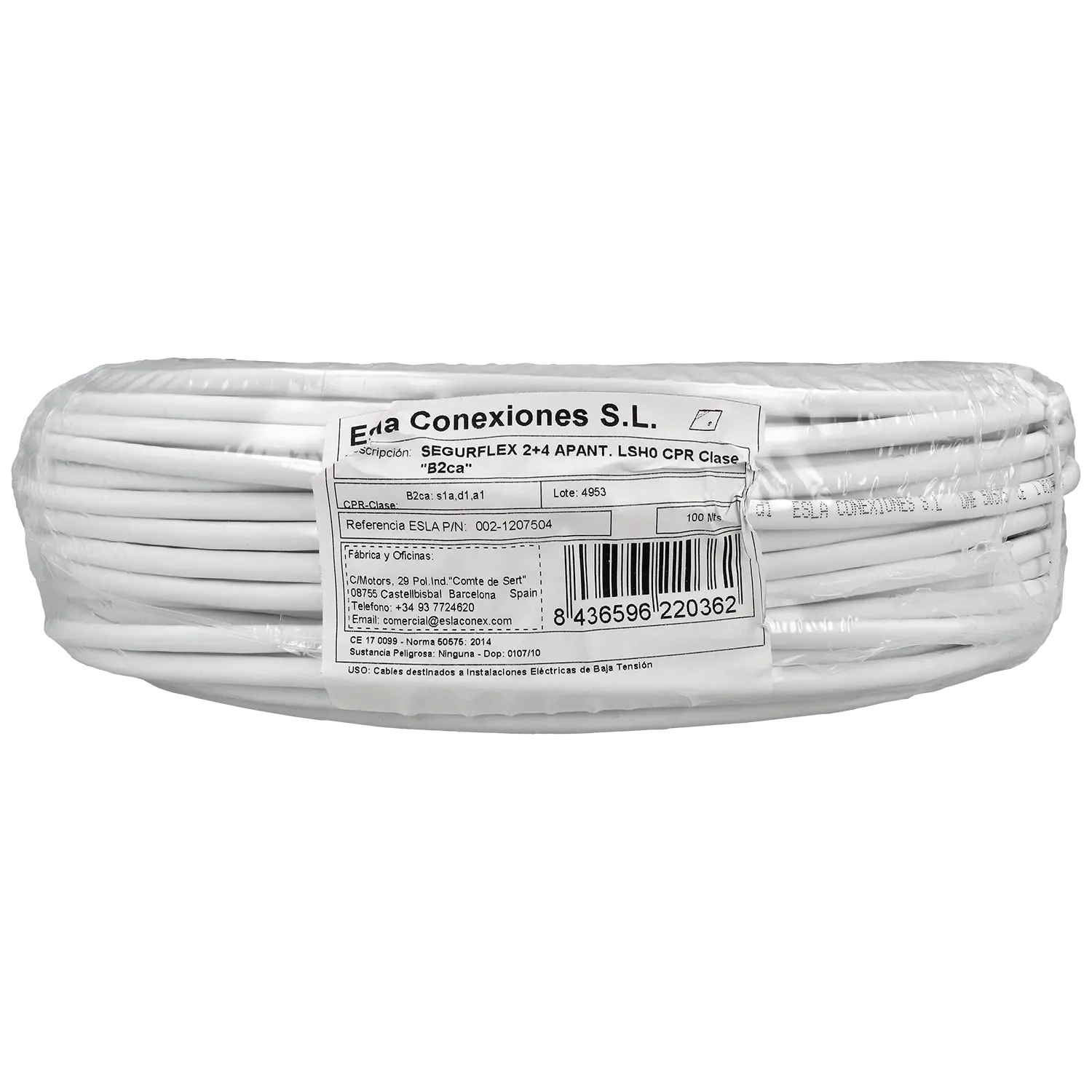 Câble alarme blindé 4+2 fils