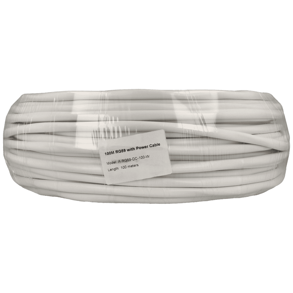Câble rg59 / alimentation de 100 m