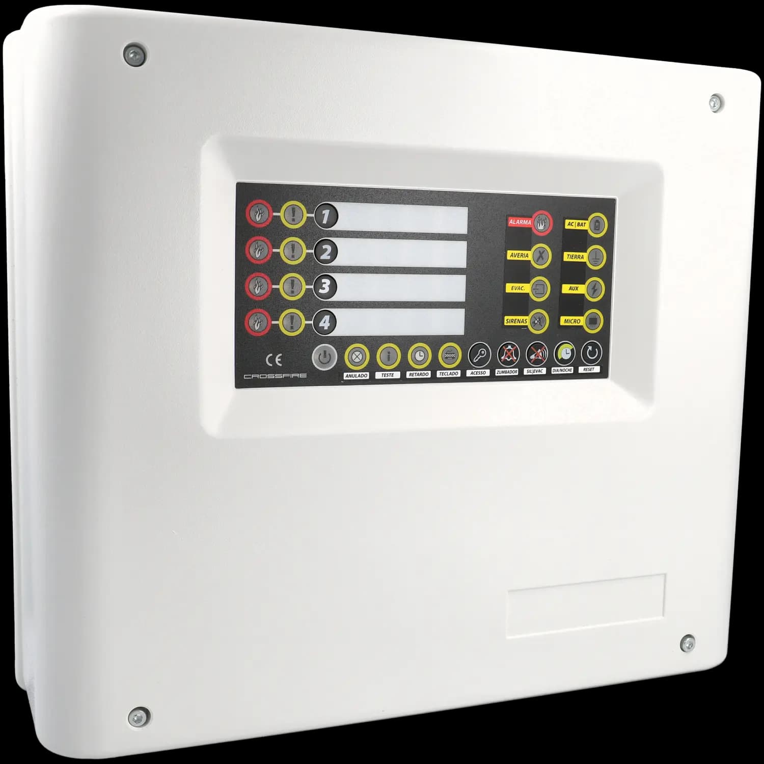 4 zone fire panel