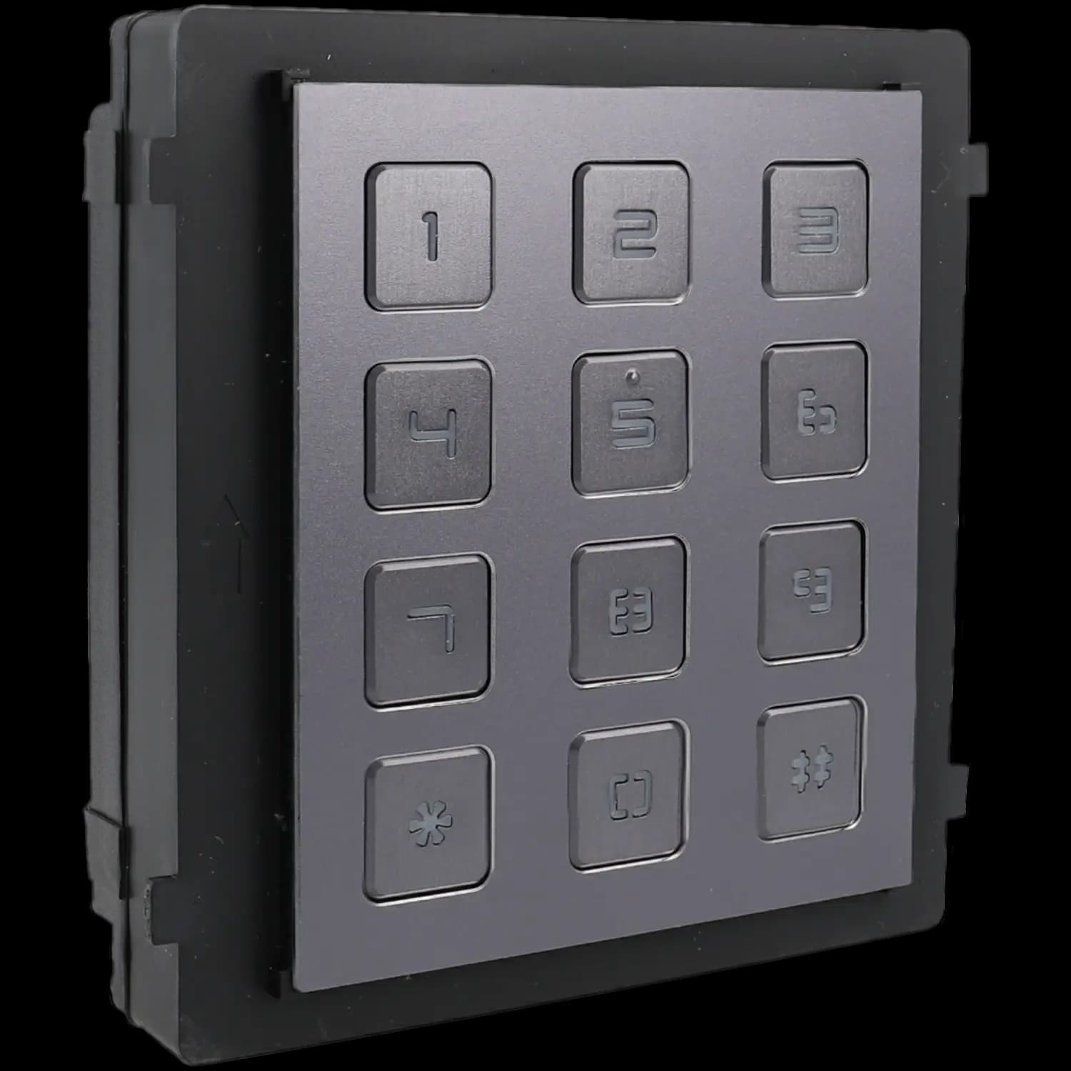 Estación exterior modular para videoportero ip con teclado