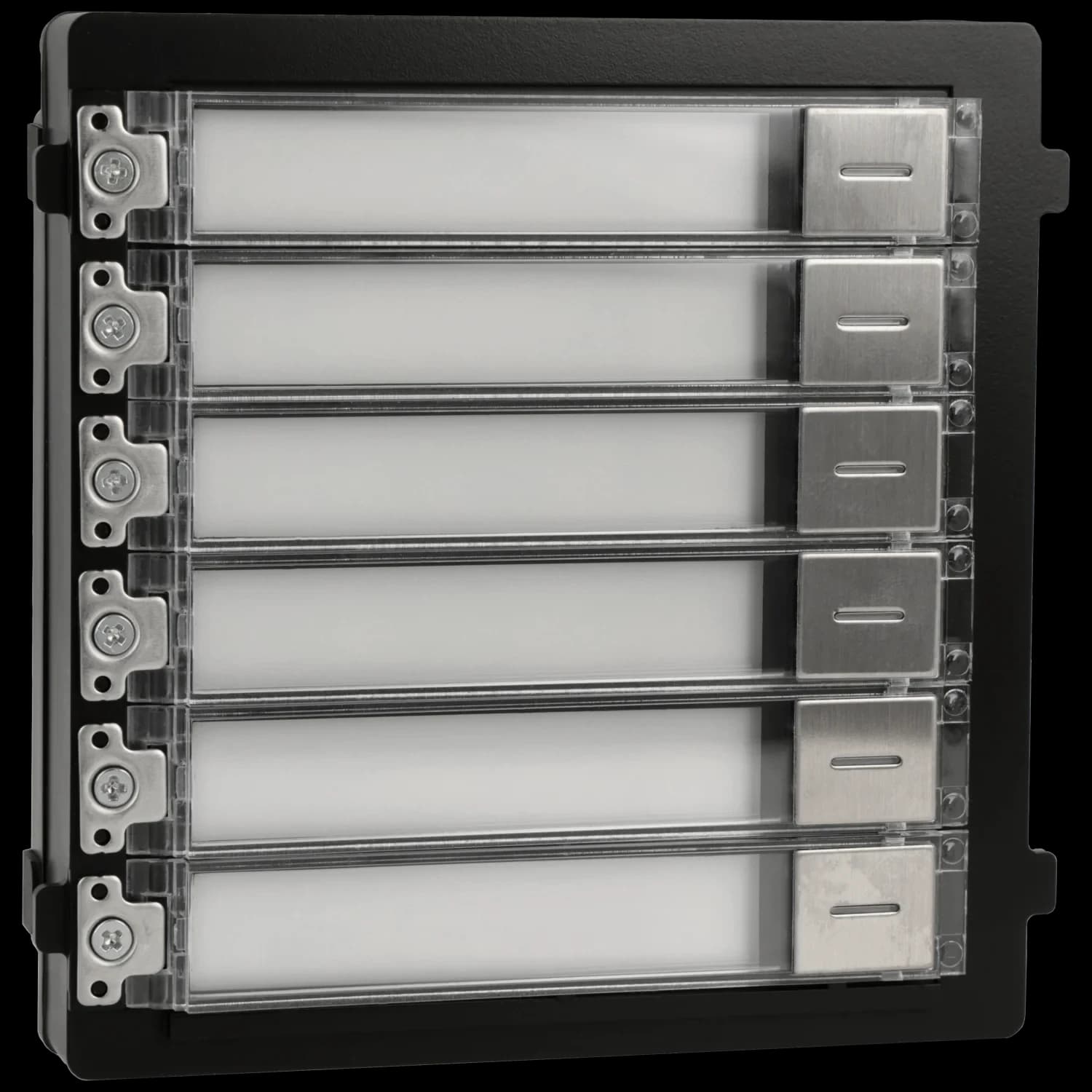 Estación exterior modular para videoportero ip con 6 botones