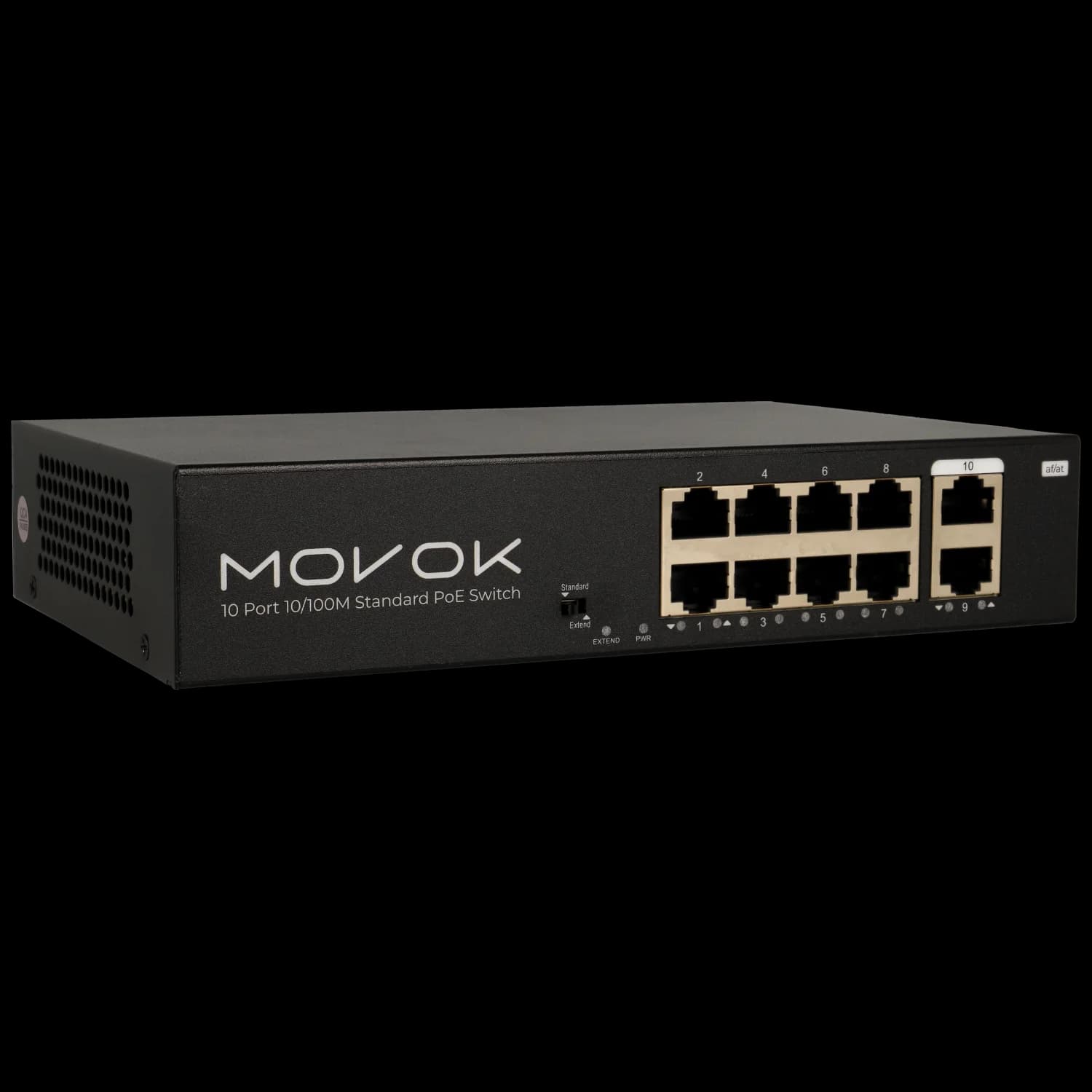 Switch 10 portas com 8 portas PoE