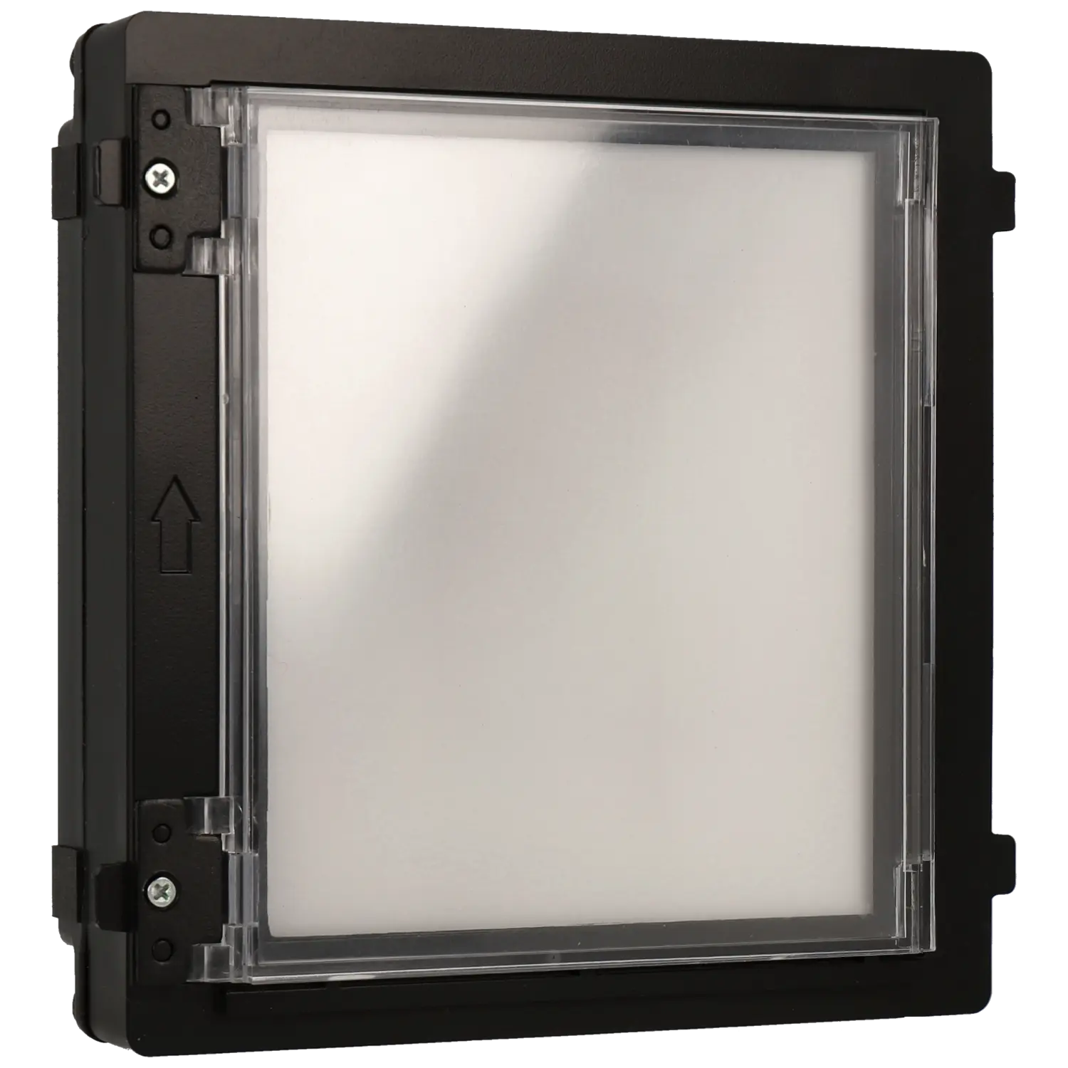Estación exterior modular para videoportero ip con panel informativo