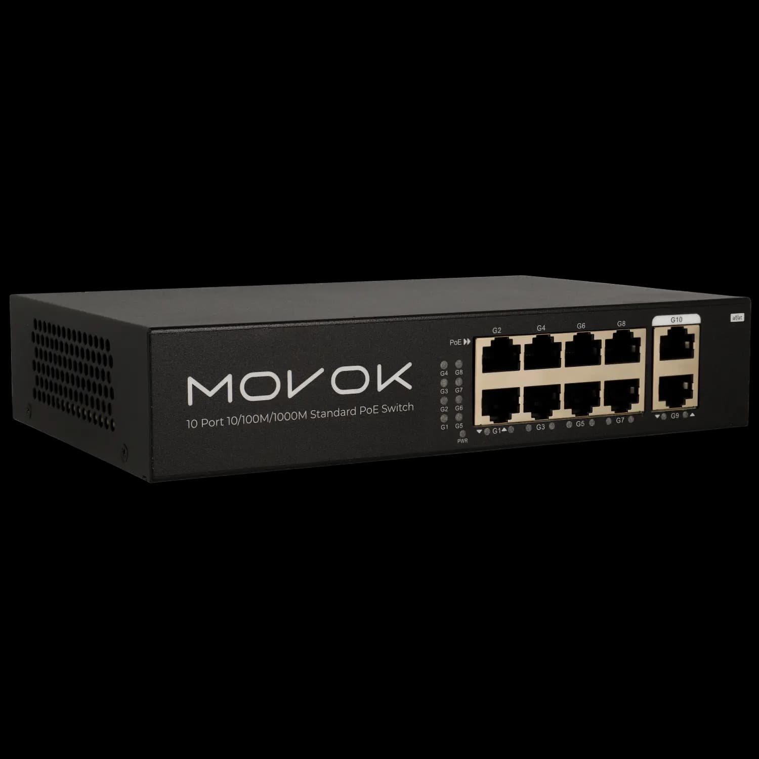 Switch 10 portas com 8 portas PoE