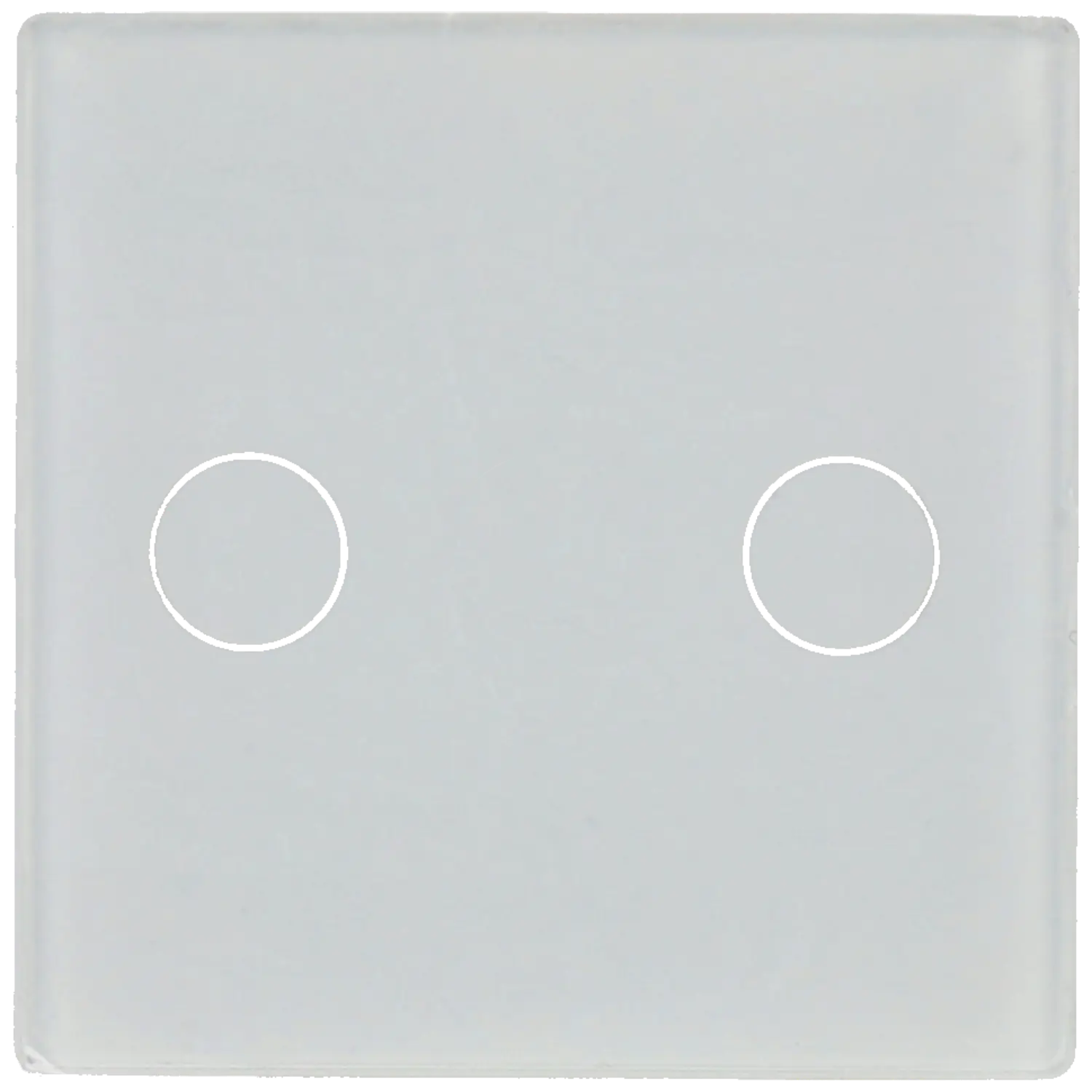 Panel de interruptor simple con 2 botones