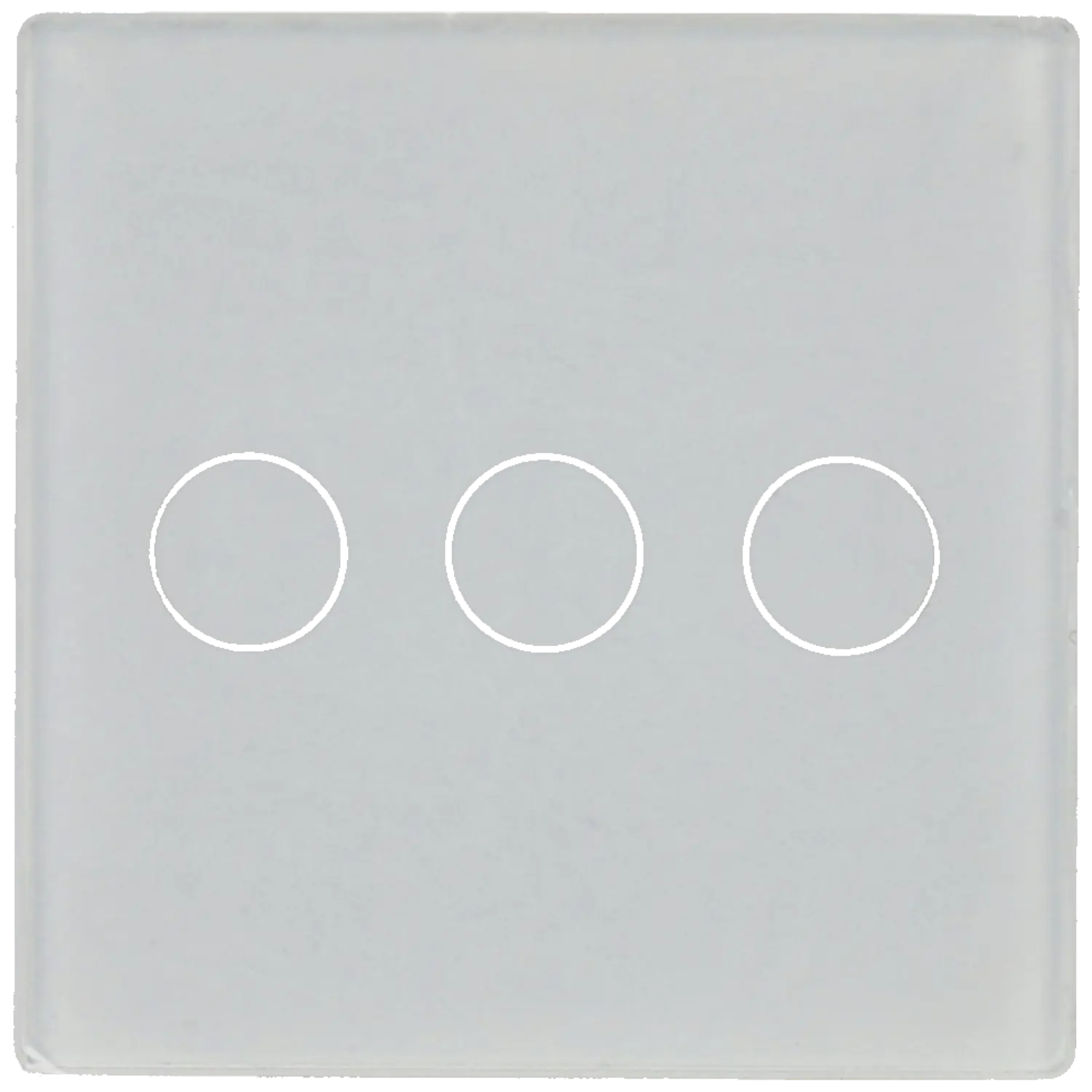 Panel de interruptor simple con 3 botones
