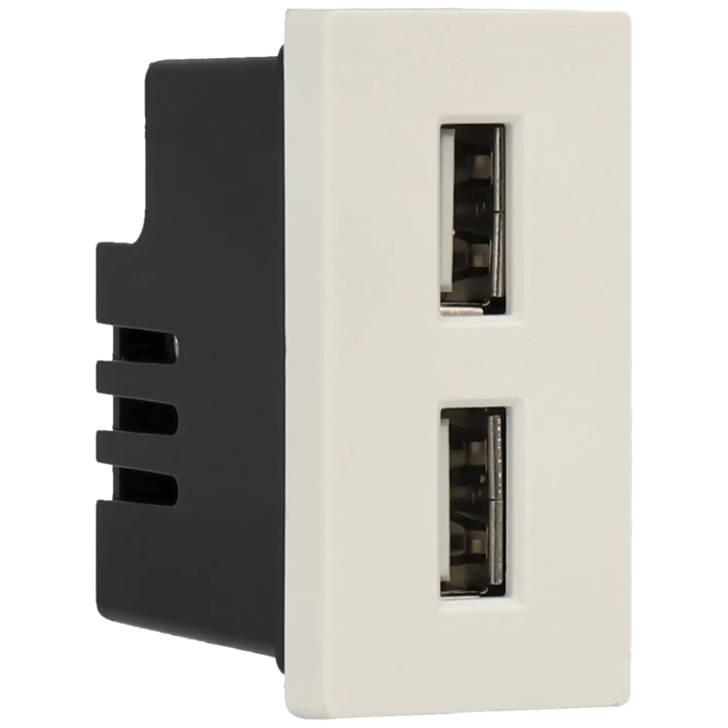 Panel de conector para usb