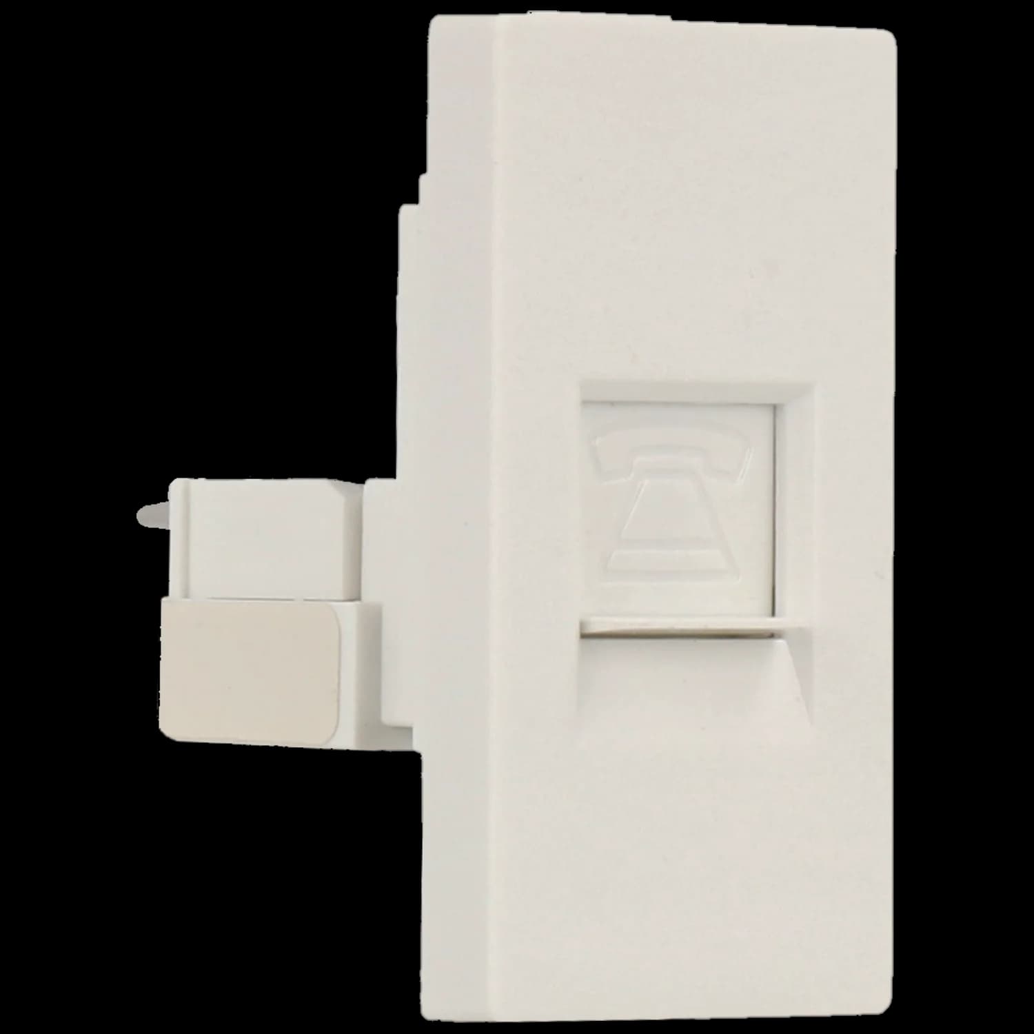 Panel de conector para teléfono