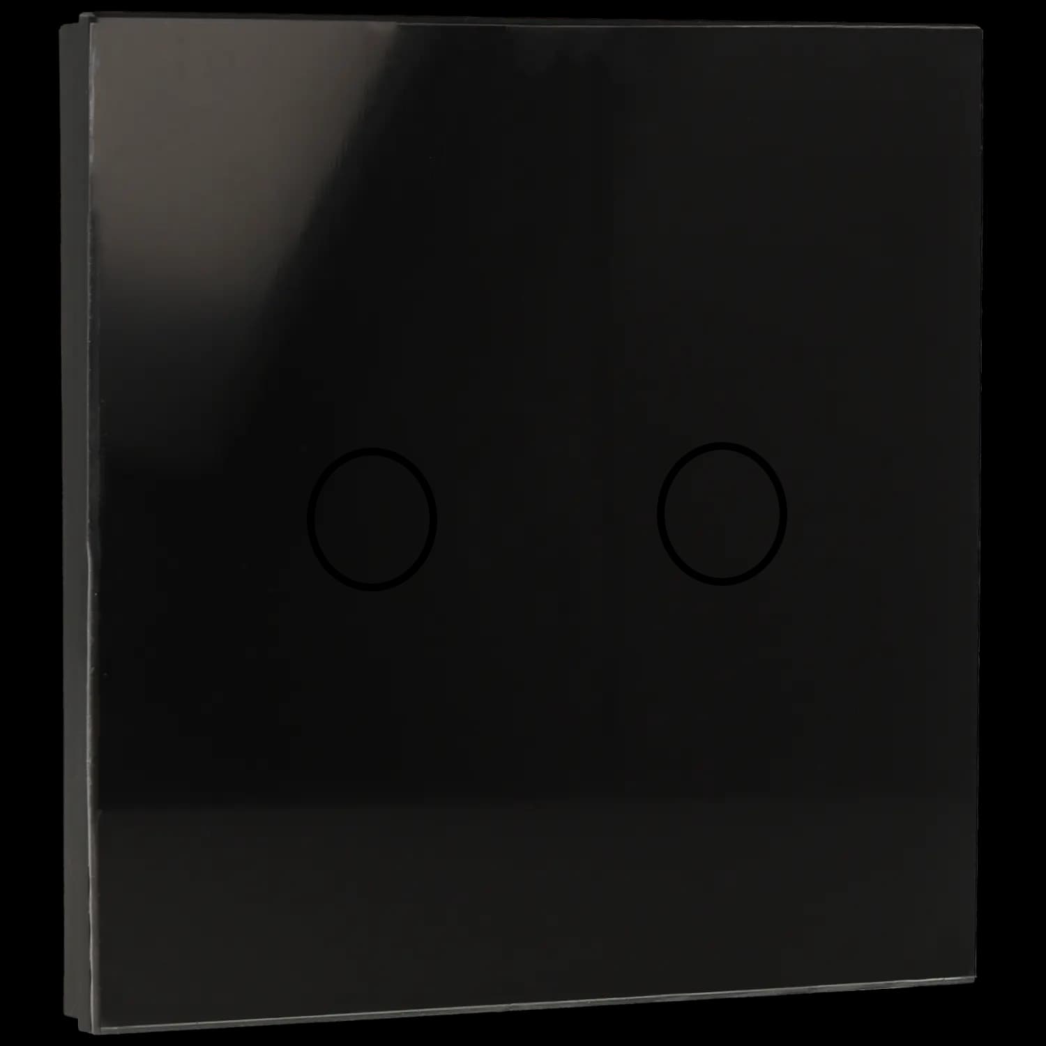 Panel de interruptor simple con 2 botones