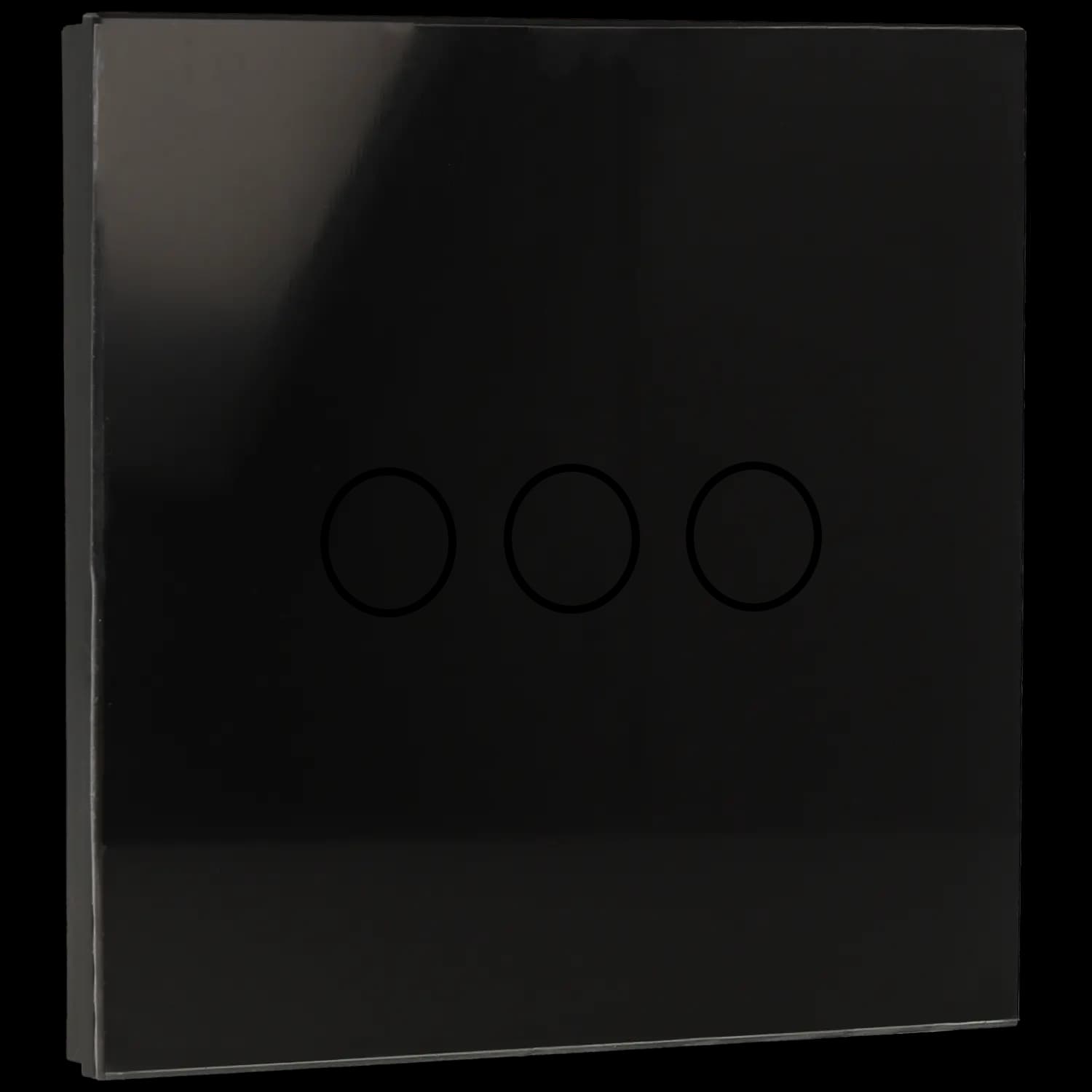 Panel de interruptor simple con 3 botones