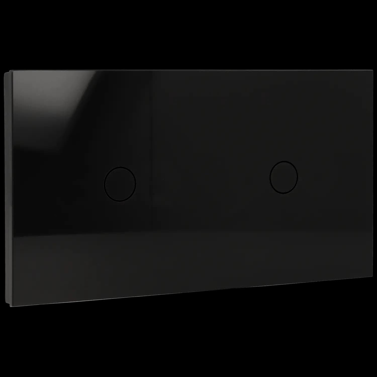 Panel de interruptor doble con 2 botones