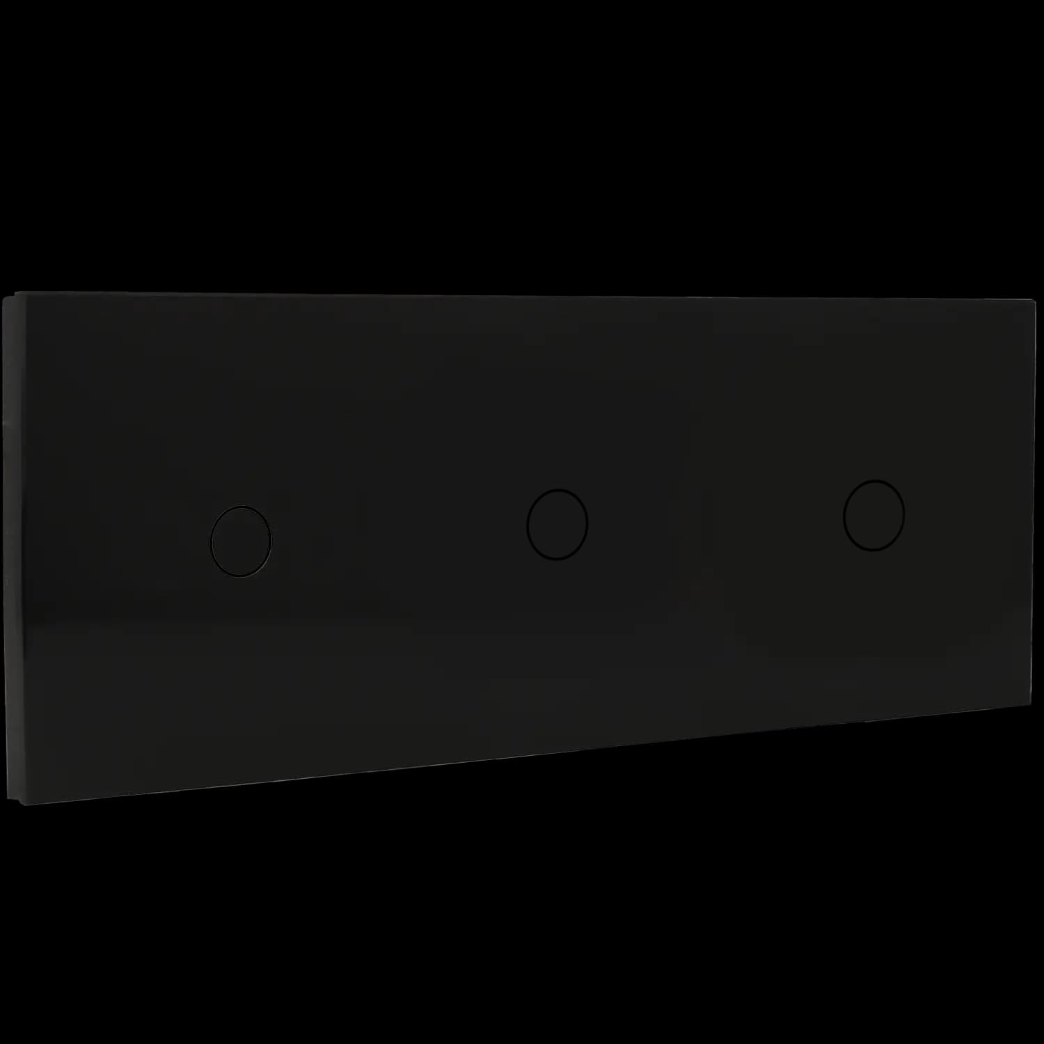 Panel de interruptor triple con 3 botones