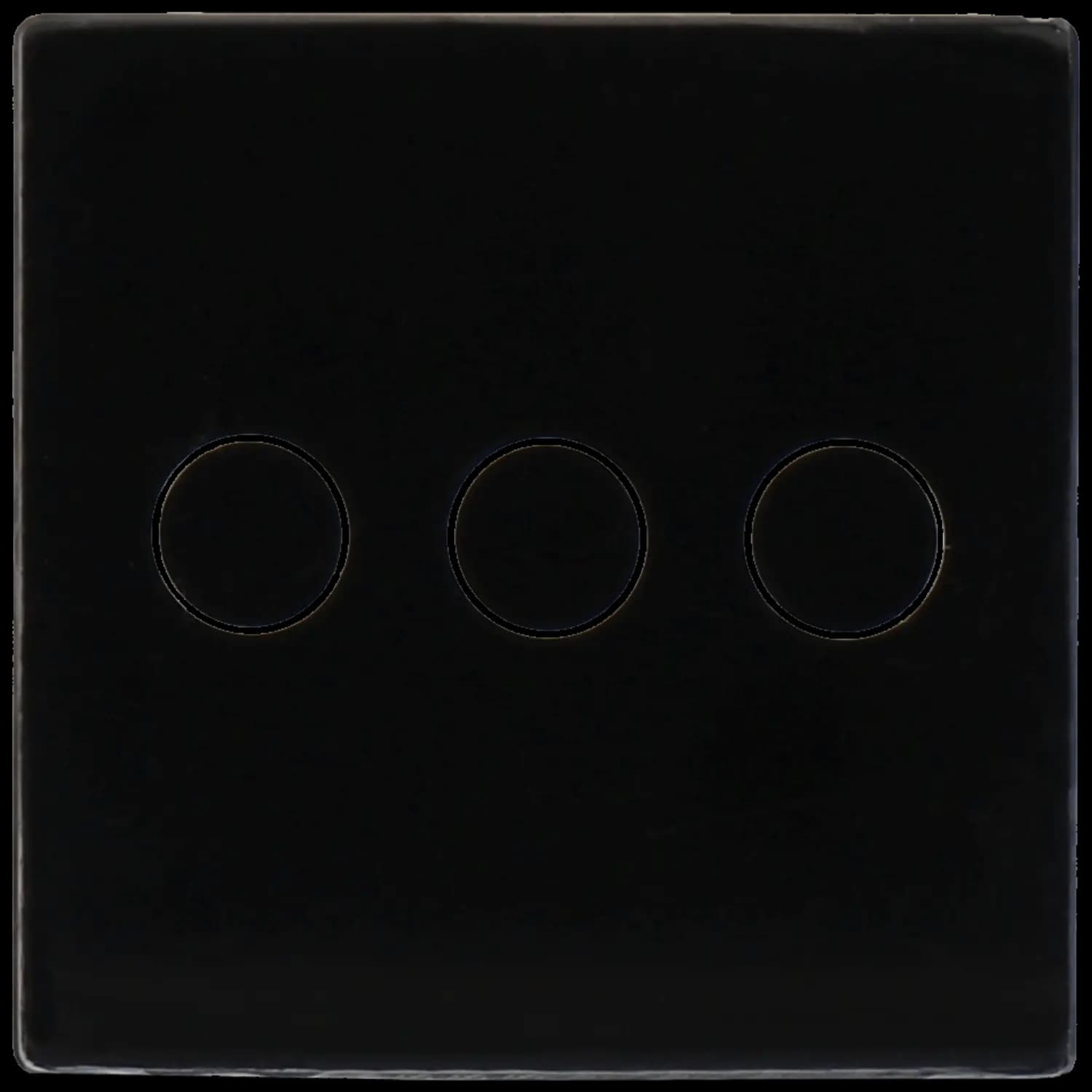 Panel de interruptor simple con 3 botones