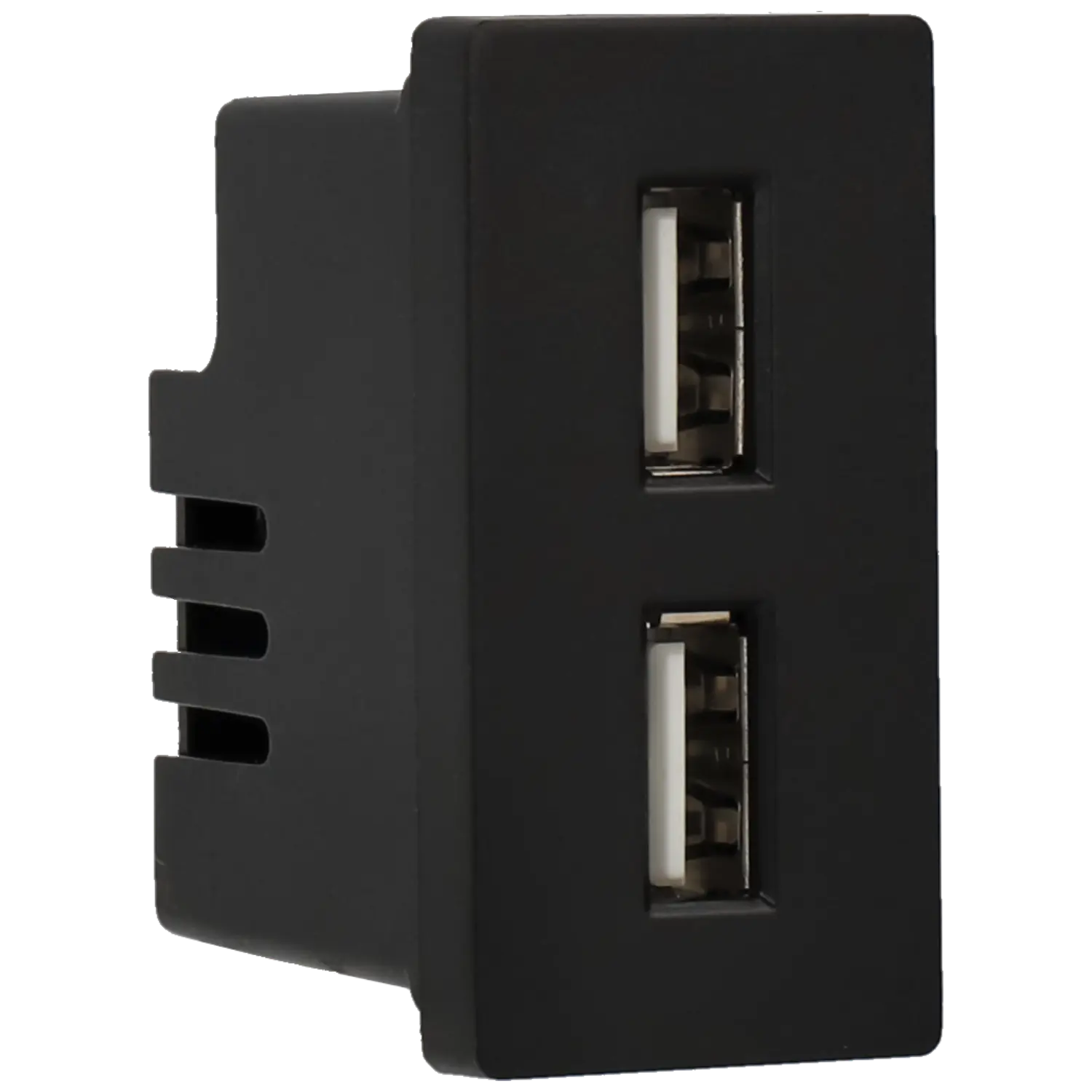 Panel de conector para usb