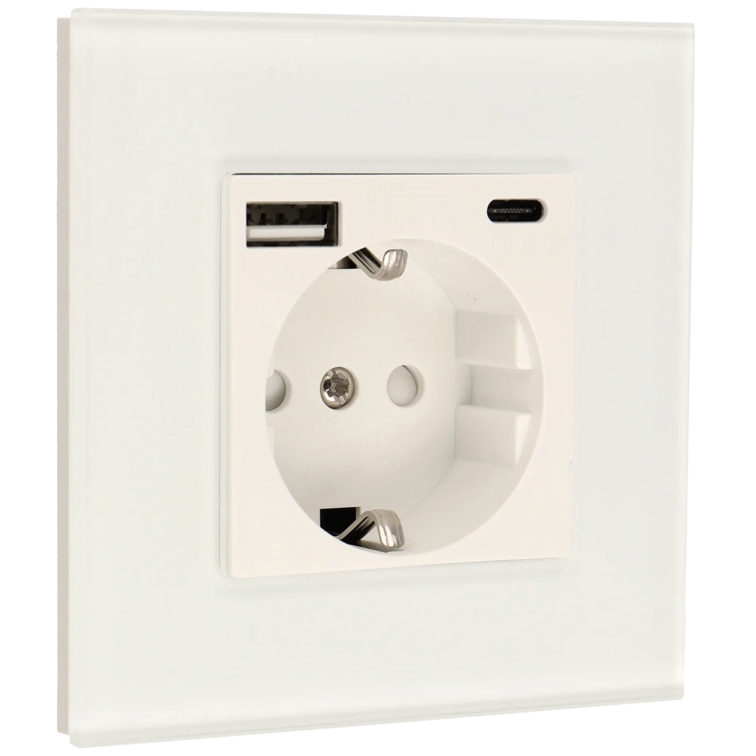Set mit stecker und rahmen