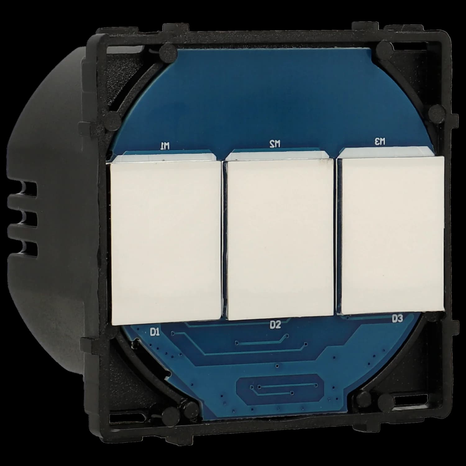 Interruptor conmutable con 3 botones