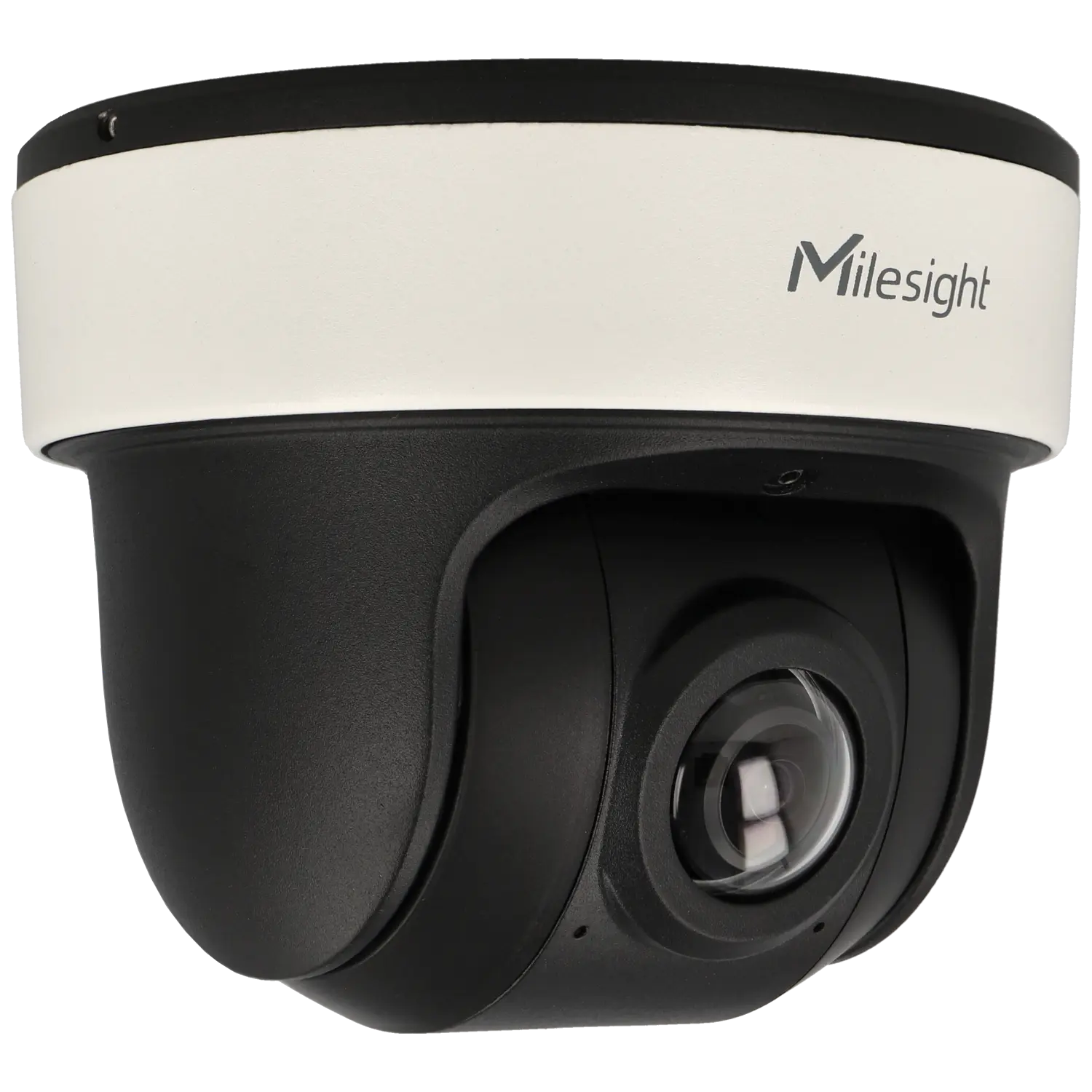 Cámara minidomo ip de 8 megapíxeles y óptica fija