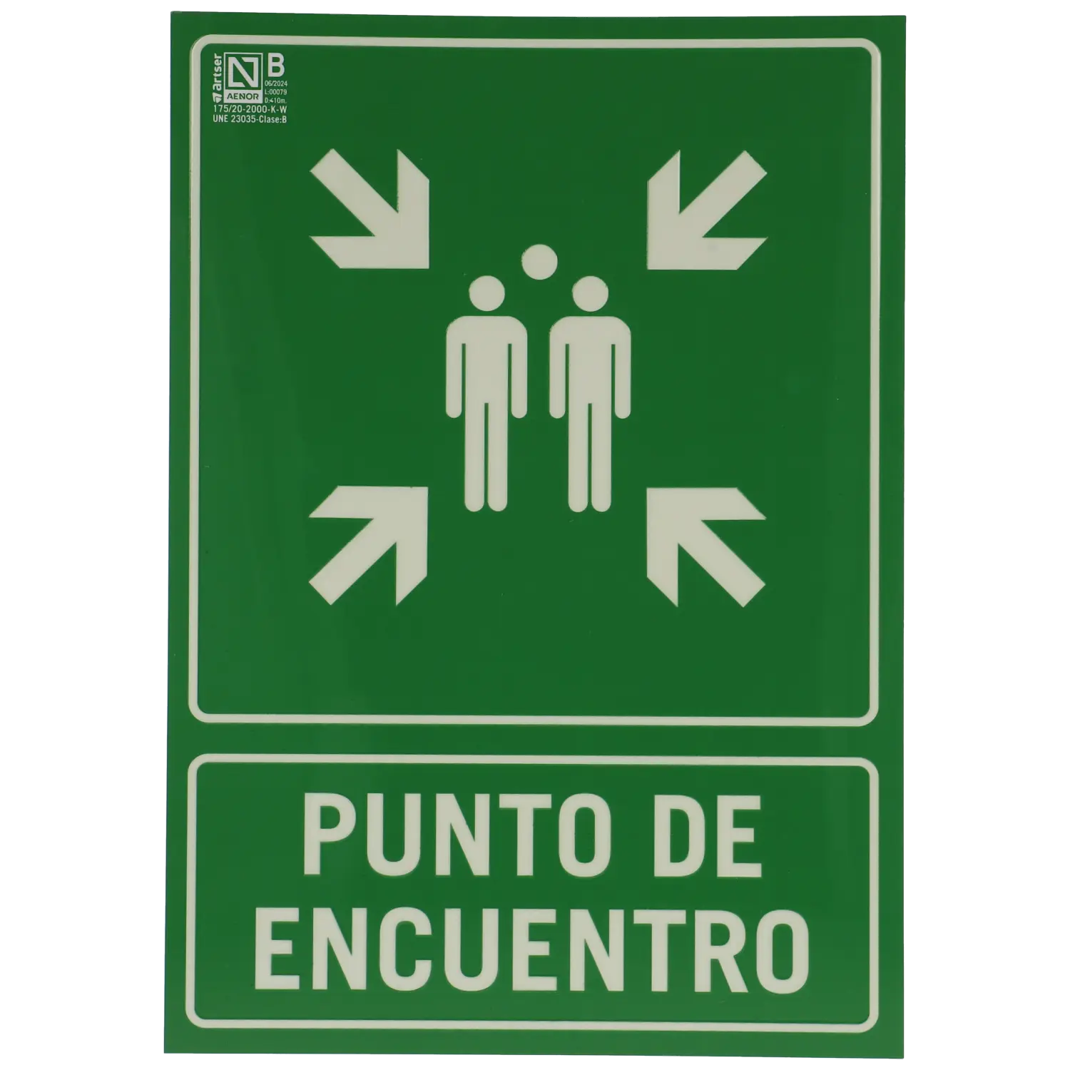 Cartel punto de encuentro