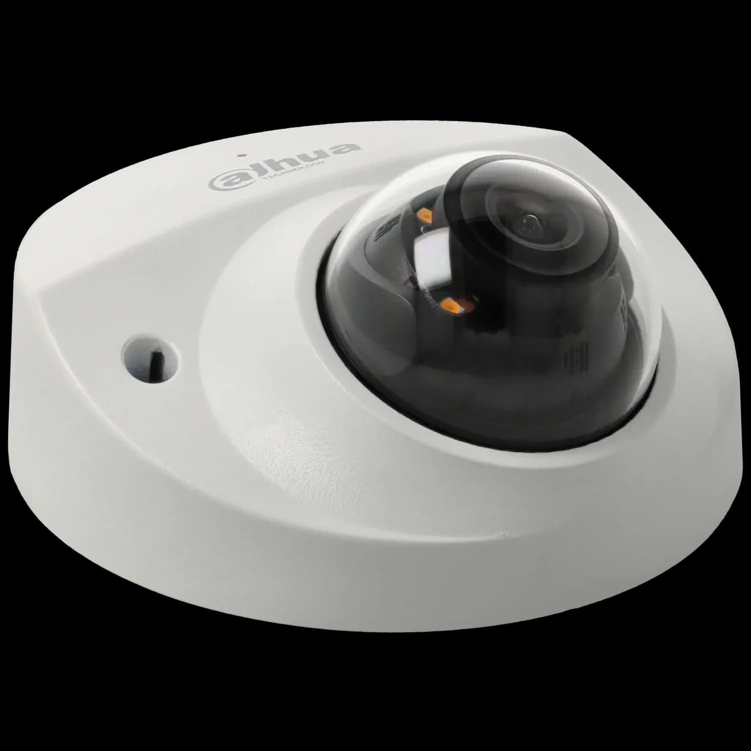 Cámara minidomo ip de 4 megapíxeles y óptica fija