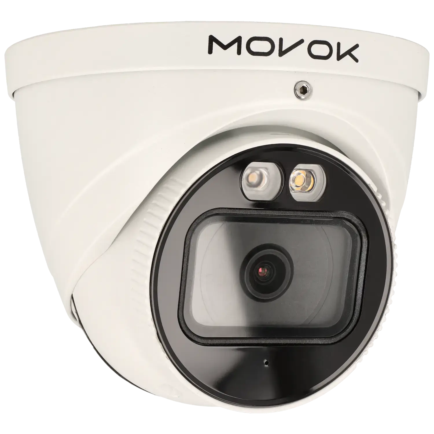 Cámara minidomo ip de 8 megapíxeles y óptica fija