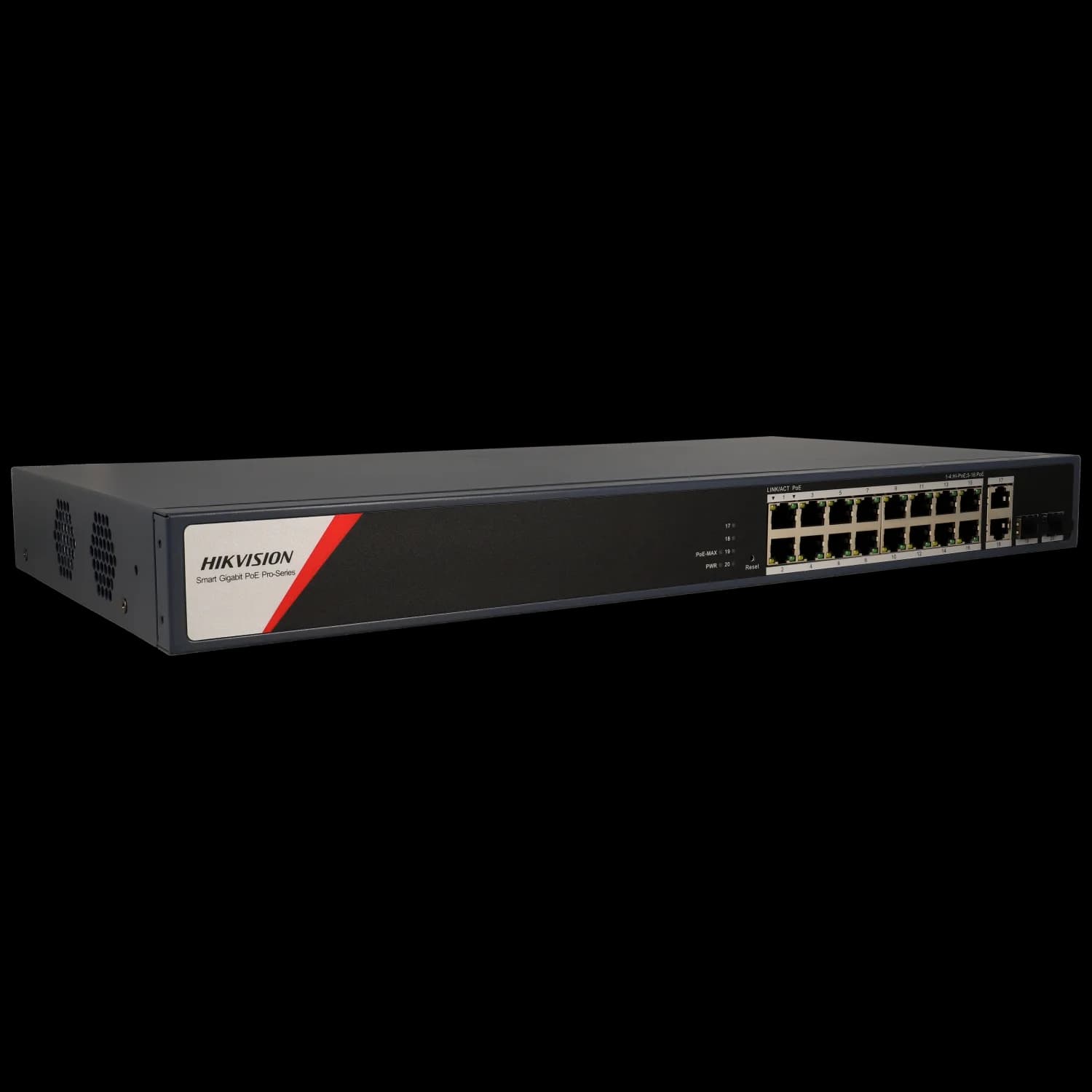 Switch cloud 20 ports avec 16 ports PoE