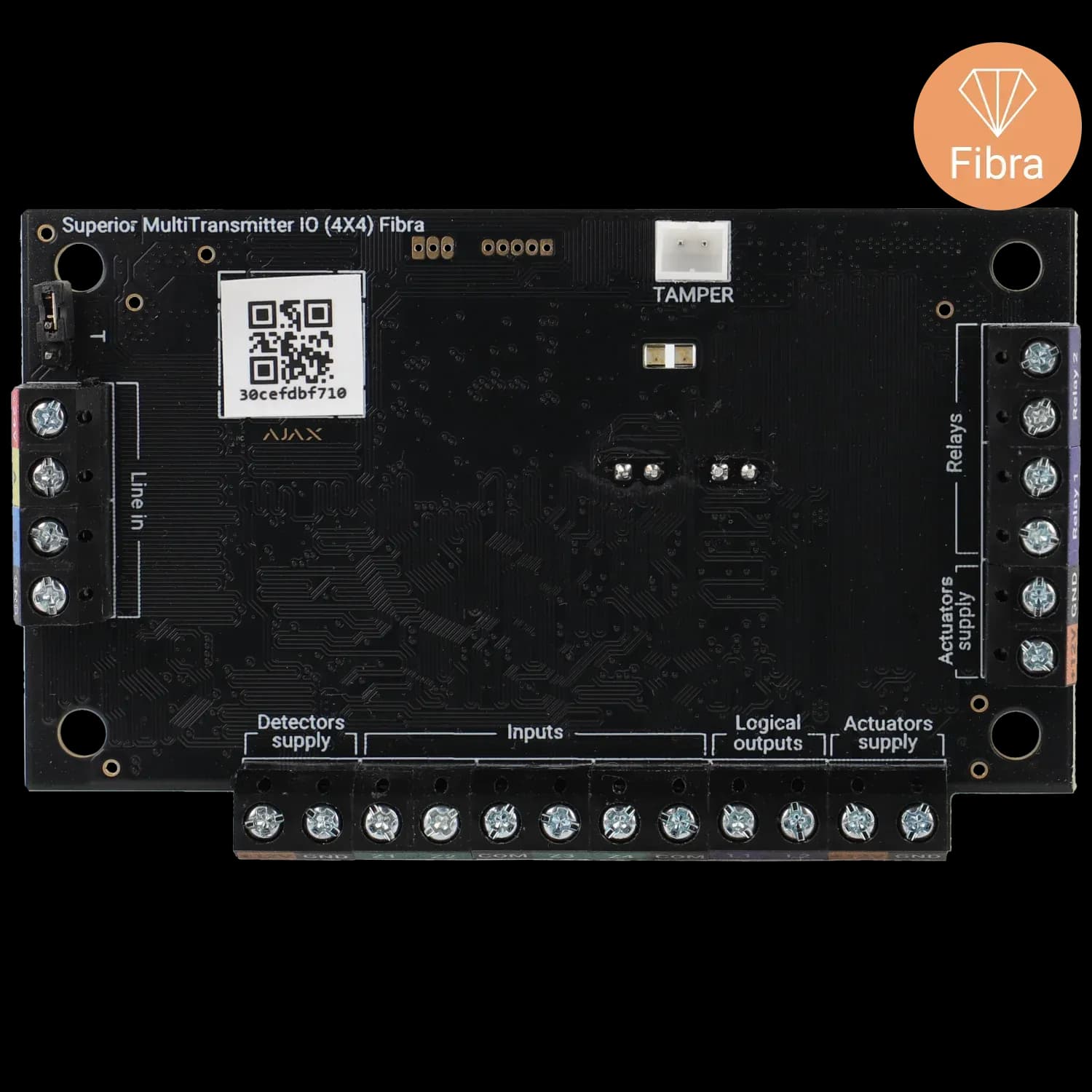 Modulo cablato con 4 ingressi e 4 uscite