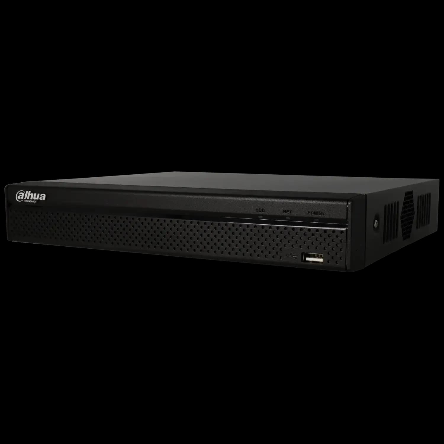 Grabador ip de 8 canales y 12 mpx de resolución con 8 puertos PoE