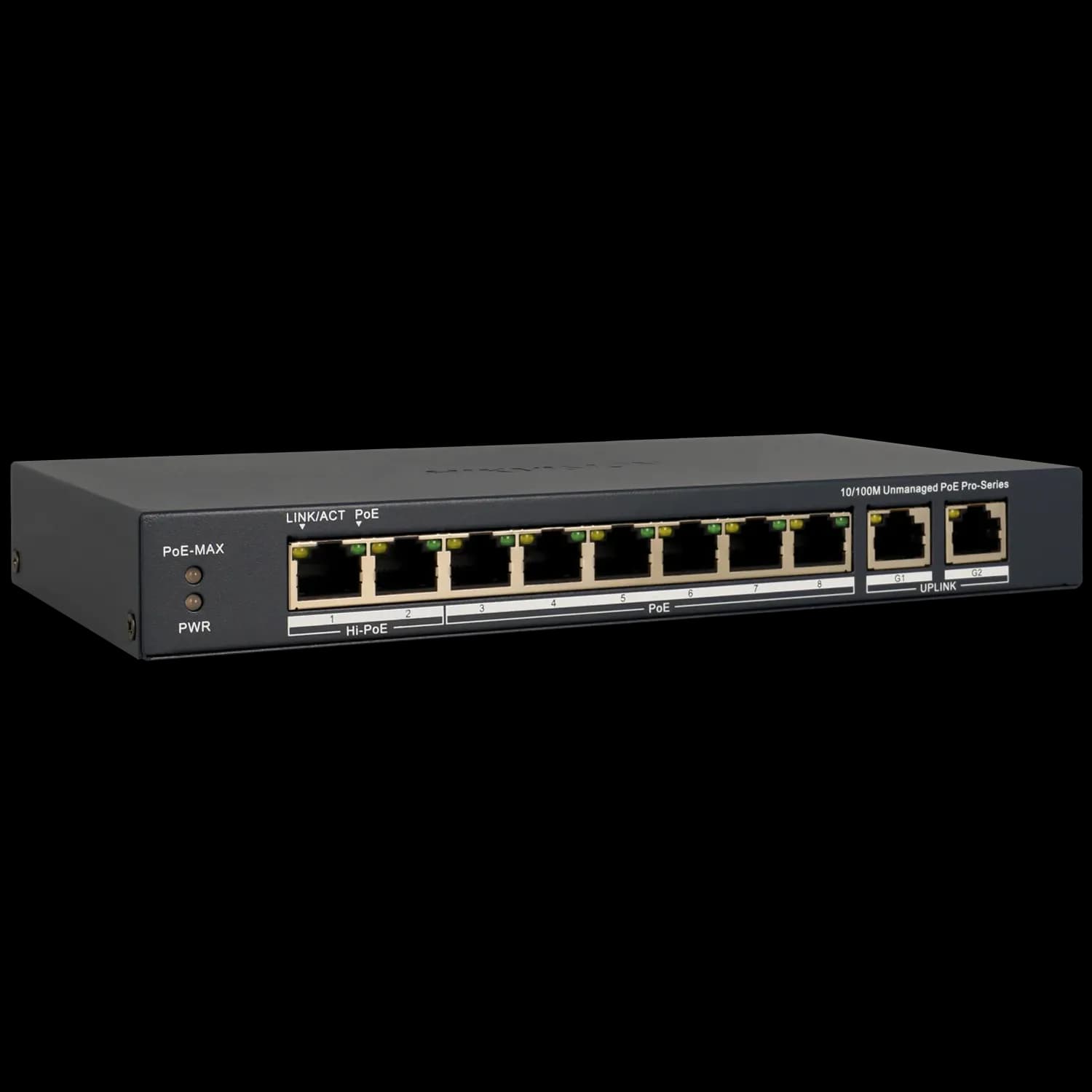 Switch 10 porte con 8 porte PoE