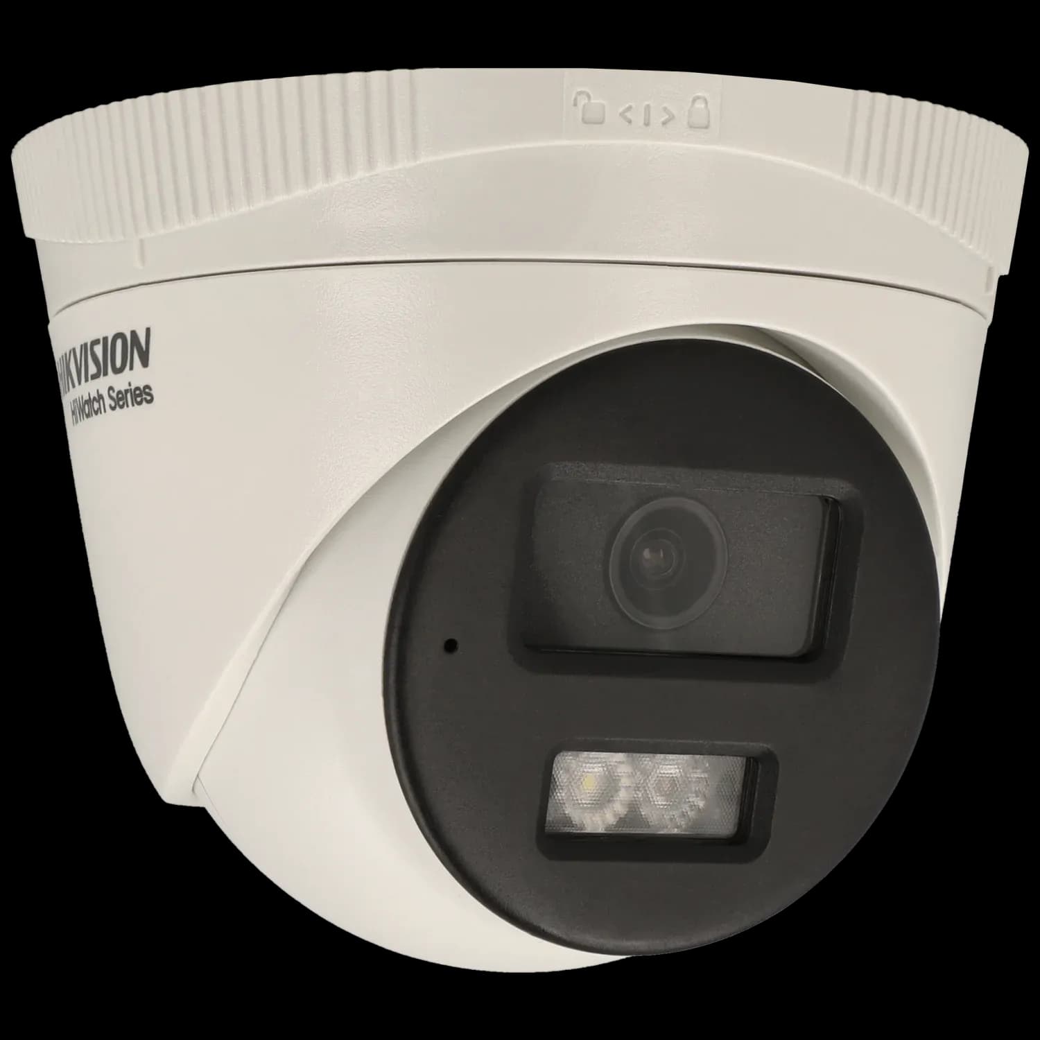 Cámara minidomo ip de 4 megapíxeles y óptica fija